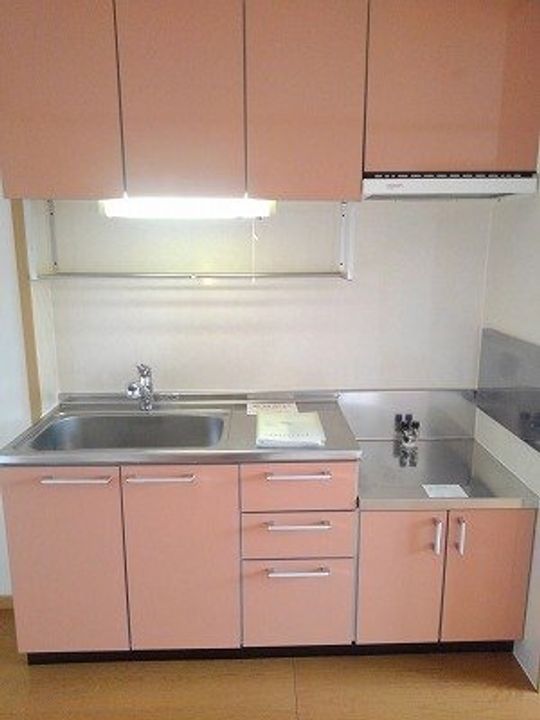 香川県三豊市三野町下高瀬(アパート)の賃貸物件のキッチン
