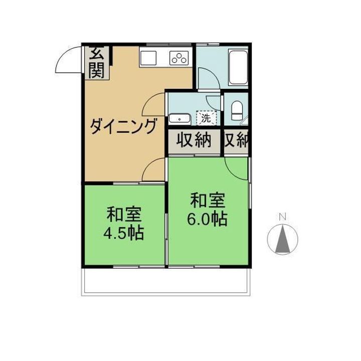 コーポ青山の間取り