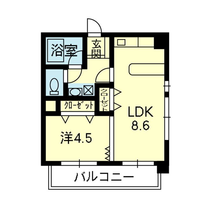 ライズ上通の間取り