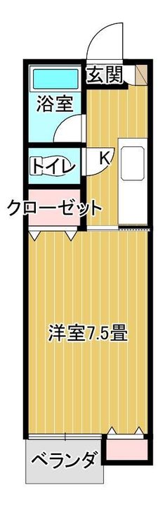 バウハウス若葉の間取り