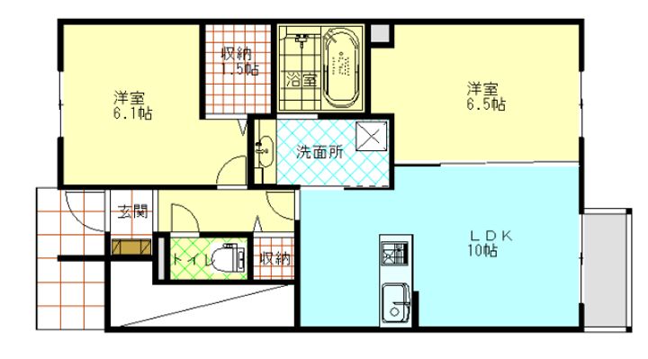アンファミーユの間取り
