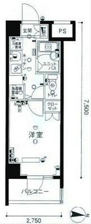 スカイコート文京白山第3の間取り