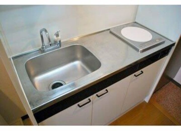 東京都港区芝3(マンション)の賃貸物件のキッチン