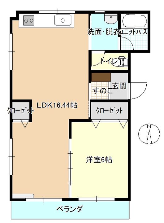 タキミヤマンションの間取り