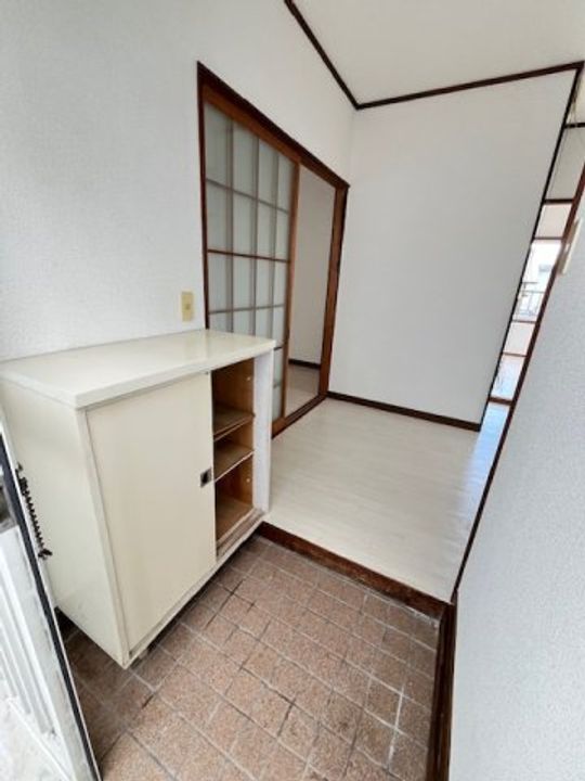 コーポ中崎の玄関