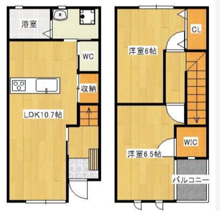 岡山県岡山市北区西辛川(一戸建)の賃貸物件の間取り