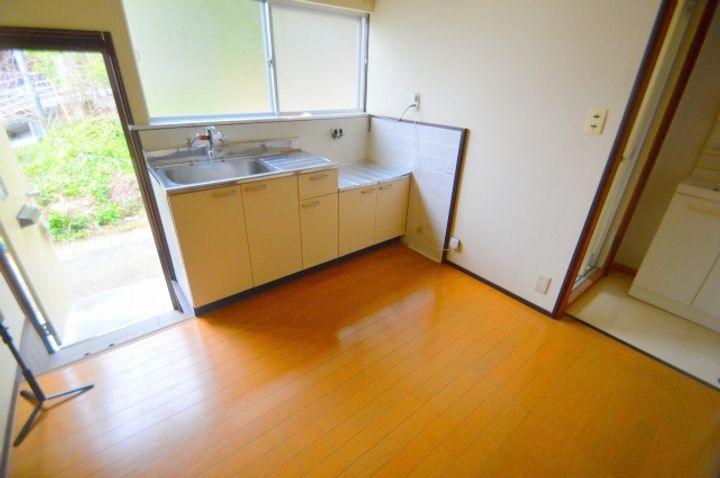 梶谷アパートの玄関