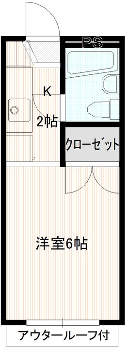 ハイツタケハナの間取り