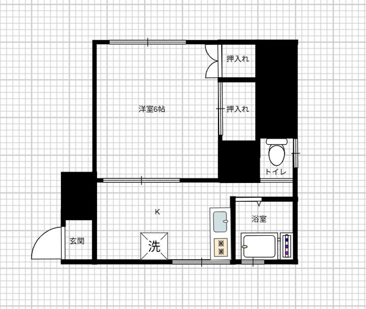 福寿荘の間取り