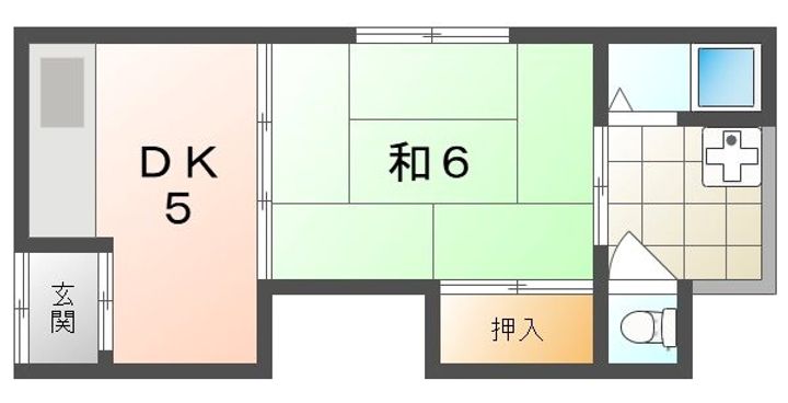 大阪府寝屋川市黒原旭町(一戸建)の賃貸物件の間取り