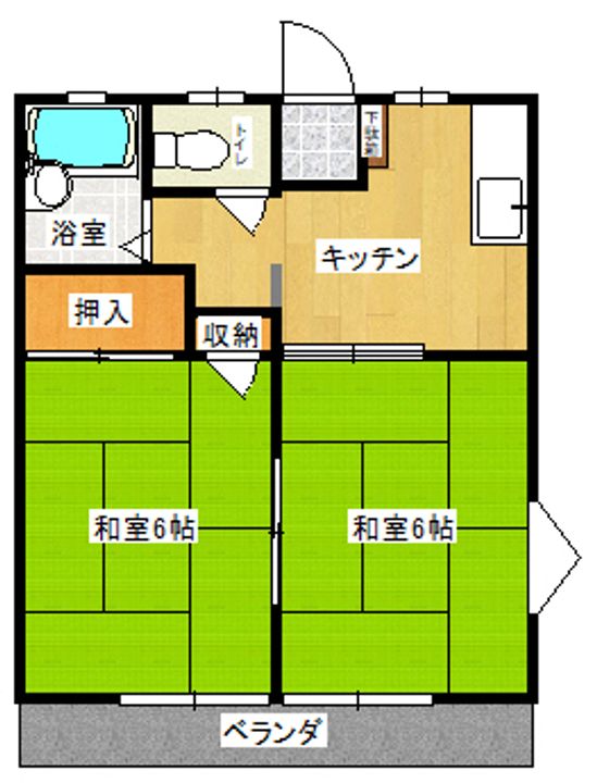 レジデンスソレイユ2の間取り