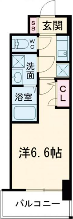 S-RESIDENCE堺浜寺broadの間取り
