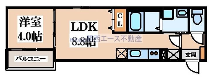 F mirai Grusの間取り