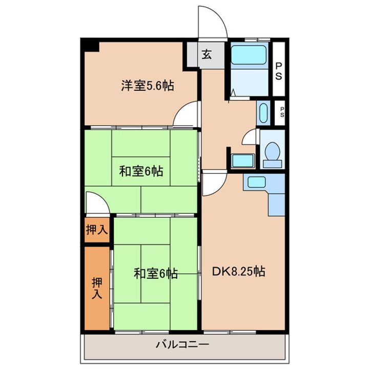 ハイシンフォニーの間取り