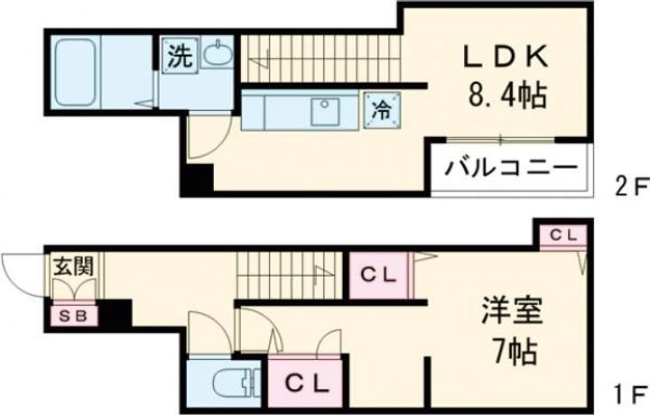 Casa Aspera Jiyugaokaの間取り