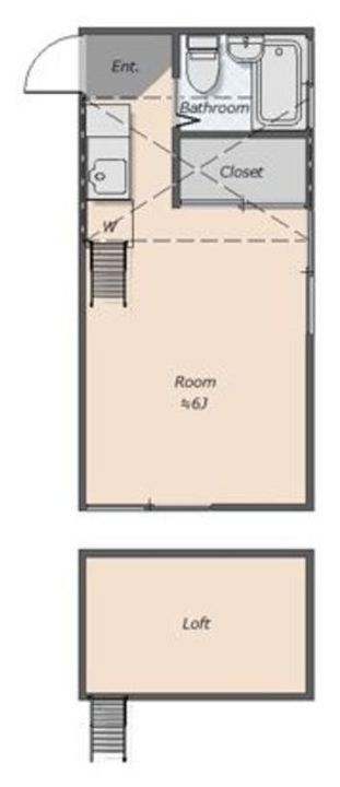 セフィール程久保の間取り