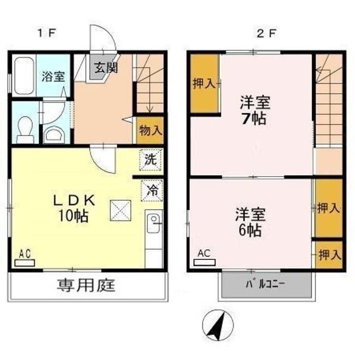 ミレニアム2000Bの間取り