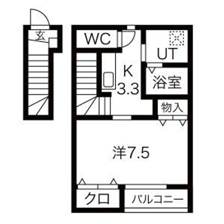 ビネガーゴールドAの間取り
