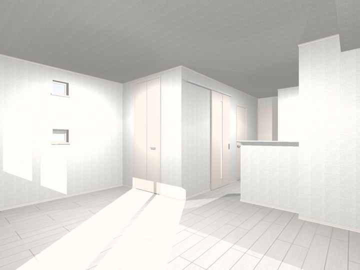 カーサ・フェリーチェ連坊の居間