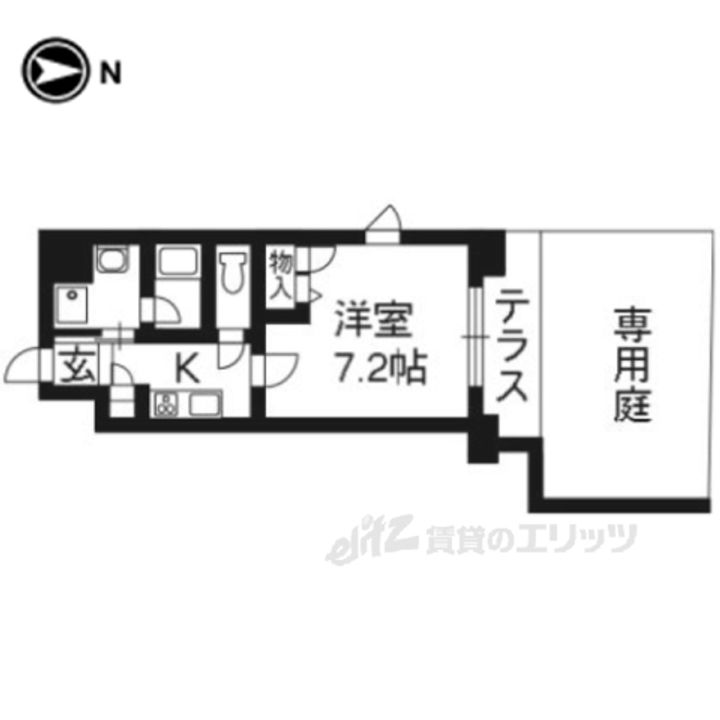 クリスタルグランツ京都御所北の間取り