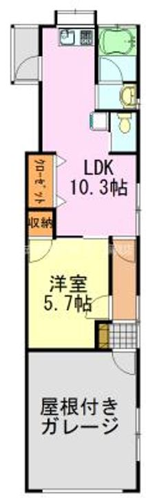 千葉県千葉市中央区大巌寺町(一戸建)の賃貸物件の間取り