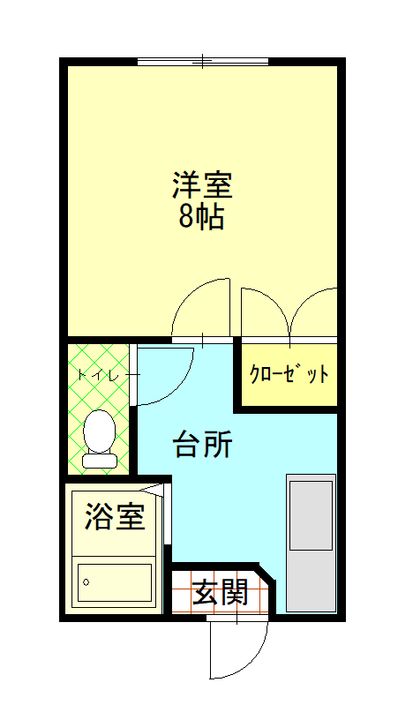 コーポサンライズの間取り