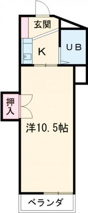富士レイホービル第3の間取り