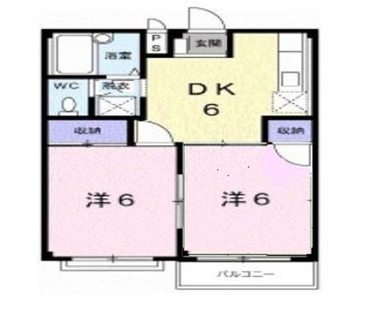 シティーハイツEiの間取り