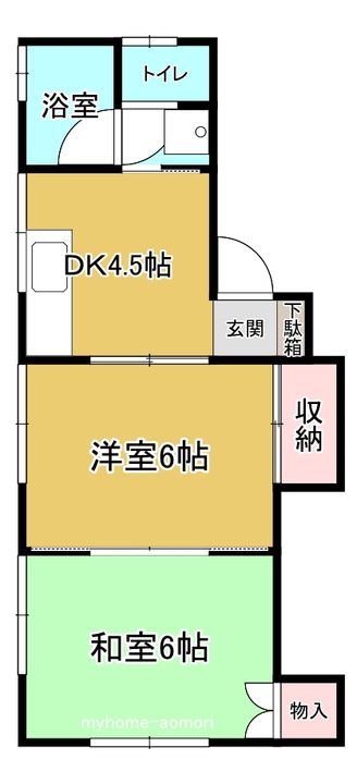 ハイツハーティエストの間取り
