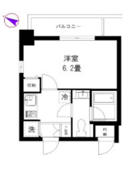 エクセリア大山の間取り