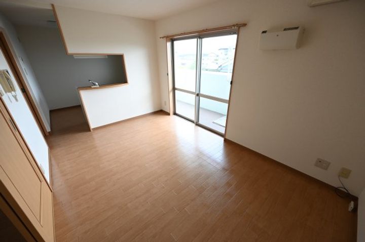結充immeubleB館の居間