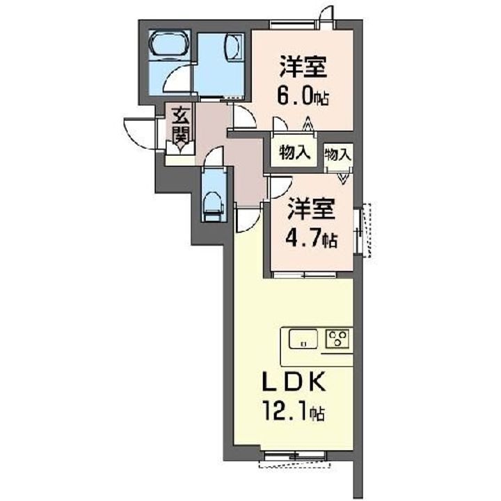 シャーメゾン アクロの間取り