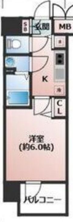 プレサンス難波セレクトの間取り