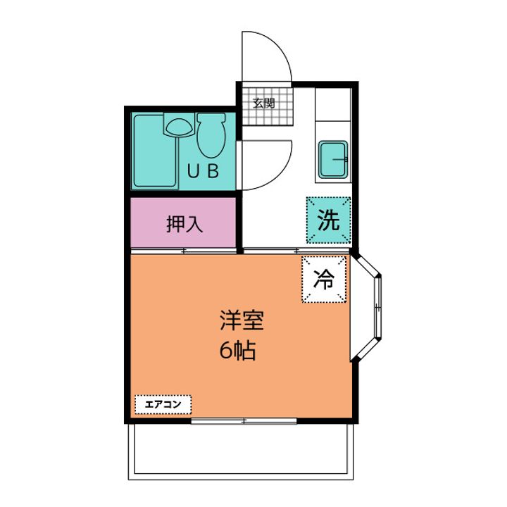サンコーポIIの間取り