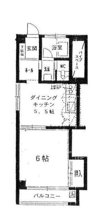 霞コーポの間取り