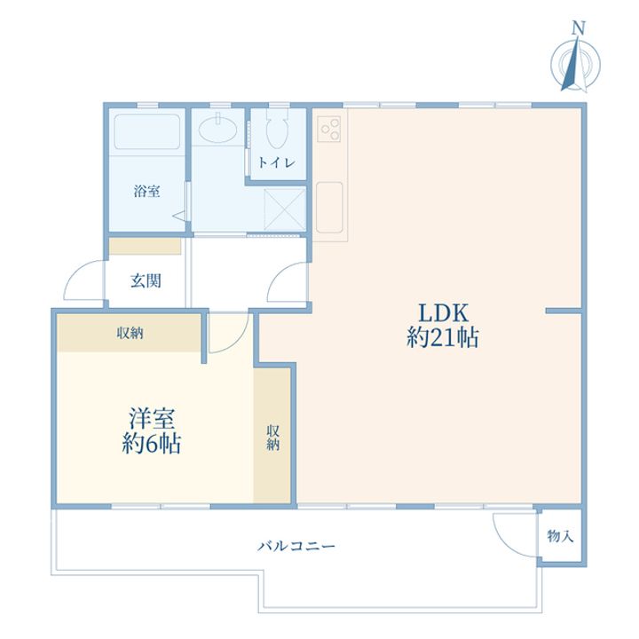 たまプラーザ団地2-3号棟の間取り