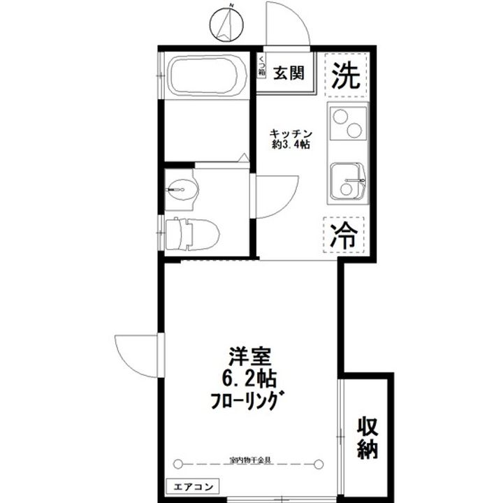 WEST COURTの間取り