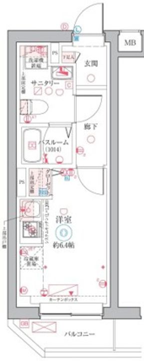 クレヴィスタ阪東橋の間取り