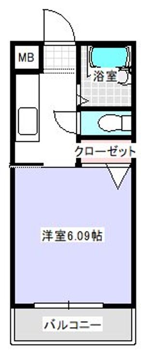 レジデンスオガタの間取り