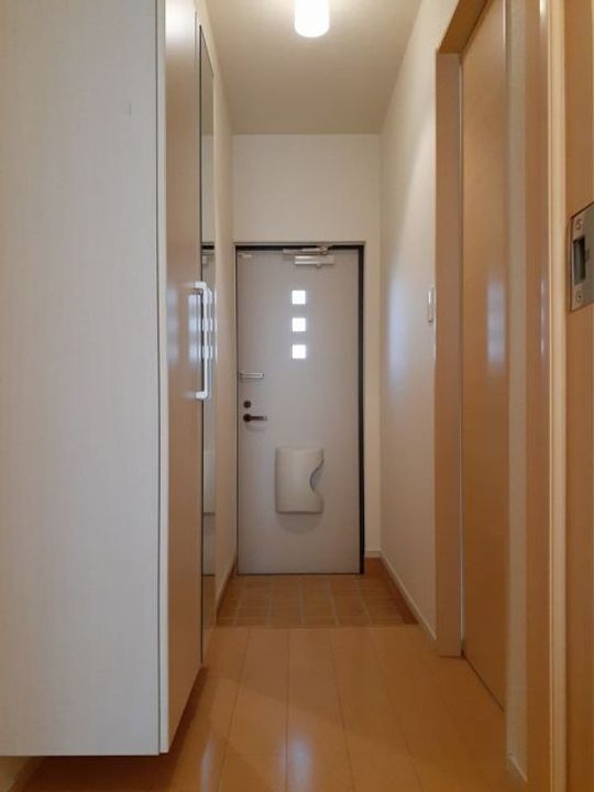 福島県福島市松川町字東長壇(アパート)の賃貸物件の玄関