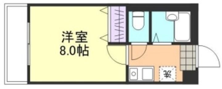 岡山県倉敷市日吉町(マンション)の賃貸物件の間取り