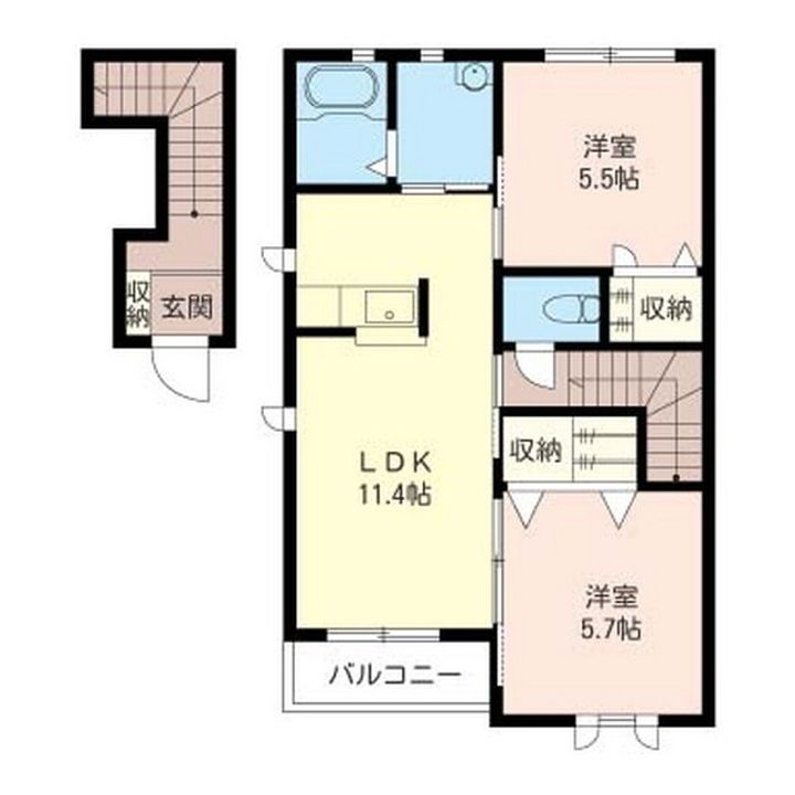 Amazing CoatI(アメージングコート1)の間取り