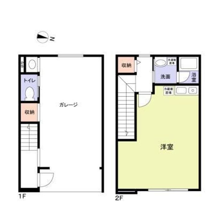 大阪府枚方市岡南町(一戸建)の賃貸物件の間取り