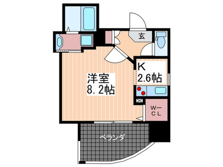 ルービンス宇品神田の間取り