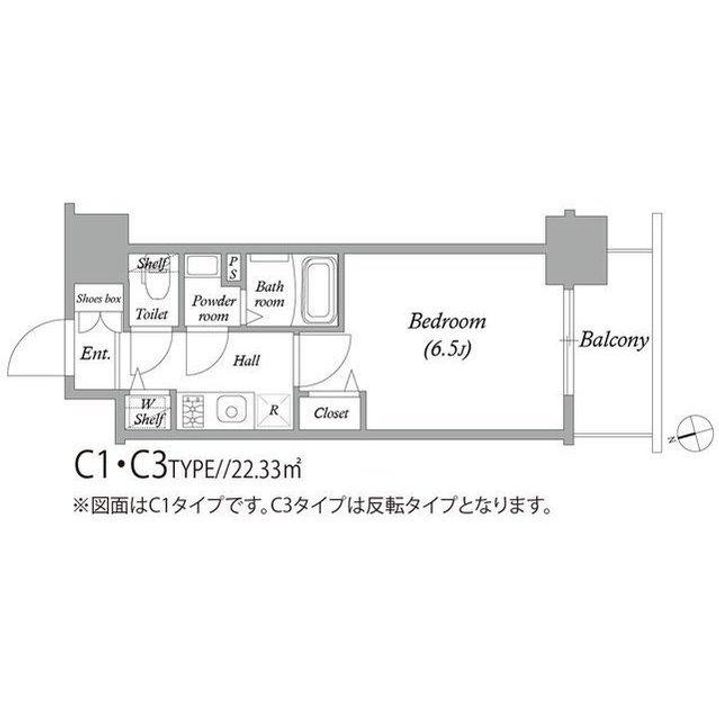 アドバンス大阪バレンシアの間取り