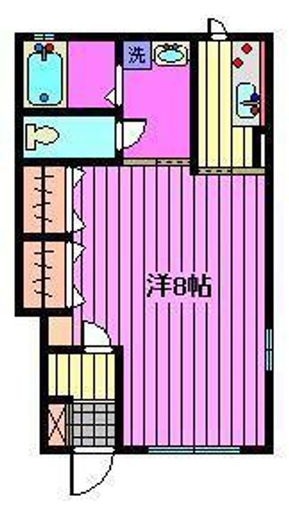 埼玉県さいたま市浦和区本太2(アパート)の賃貸物件の間取り