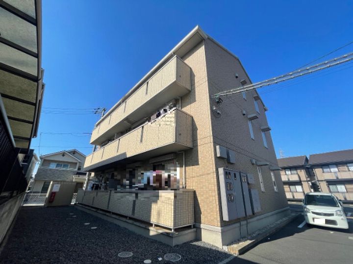 岡山県倉敷市福井(アパート)の賃貸物件の外観