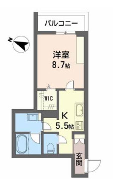 シャーメゾン リバーサイドの間取り