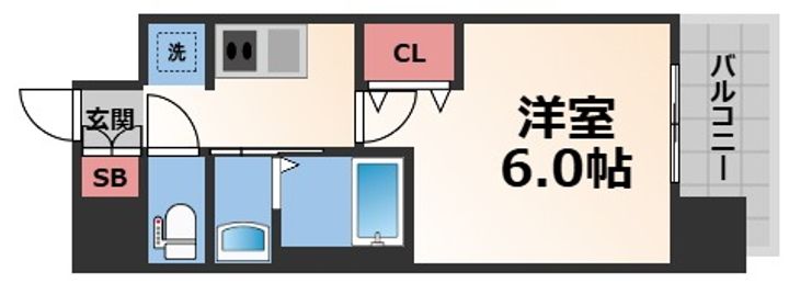 PARK HILLS 今里蘭の間取り