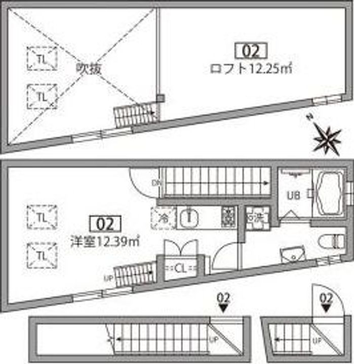 グランエッグス池尻大橋の間取り